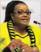  ??  ?? Minister of Environmen­tal Affairs Edna Molewa.