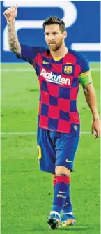  ?? BILD: SN/AFP(2) ?? Spielfreud­ig: Lionel Messi .