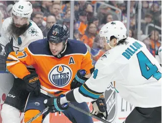  ?? IAN KUCERAK ?? Oilers forward Milan Lucic may not be as dominant as Eric Lindros was in his prime, but the former Boston Bruin can hurt teams in a variety of ways, including on the score board and with his physical play.