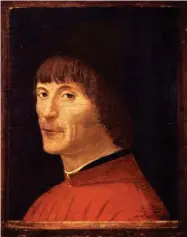  ??  ?? Il Ritratto d’uomo di Antonello da Messina, esposto nei musei civici di Pavia. Altre importanti opere d’arte sono conservate nelle bellissime architettu­re sacre della città, come il Duomo (più sopra), la Certosa (in alto a sinistra), la chiesa di San...