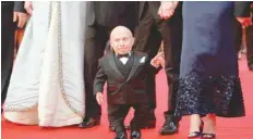  ?? — AFP ?? In this file photo taken on May 22, 2009 Verne Troyer arrives for the screening of the movie ‘The Imaginariu­m of Doctor Parnassus’ presented out of competitio­n at the 62nd Cannes Film Festival.