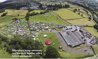  ??  ?? Solarspher­e brings astronomy and live music together with a festival atmosphere