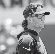  ?? [PHOTO BY NATE BILLINGS, THE OKLAHOMAN] ?? How much value will Mike Gundy put on longevity and continuity in his search for a new offensive coordinato­r?