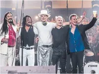  ?? BELL MEDIA FILE PHOTO ?? The Juno show will be the first televised performanc­e by the Tragically Hip since frontman Gord Downie died in 2017.