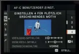  ??  ?? AF-C-Verfolgung
Da Motive sich nicht alle auf gleiche Art und Weise bewegen, bietet die X100V mehrere Voreinstel­lungen für die AF-Verfolgung.