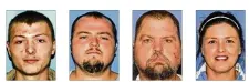  ??  ?? (From left): Edward “Jake” Wagner, 24; George Wagner IV, 25; George “Billy” Wagner, III, 46; Angela Wagner, 46. Law enforcemen­t officials are asking for informatio­n on the four in connection with the slayings of eight family members in Pike County last...