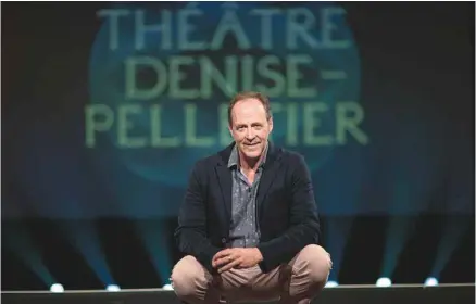  ?? PEDRO RUIZ LE DEVOIR ?? Le directeur artistique du Théâtre Denise-Pelletier est d’avis que le théâtre actuel doit mieux refléter la diversité des sociétés.