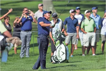  ?? BRAD PENNER, USA TODAY SPORTS ?? Phil Mickelson, who shot 2-over-par 72 Thursday, says he must focus on improving his putting.