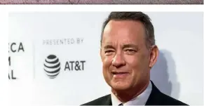  ??  ?? Hanks leads the cast in the sci-fi movie, Bios