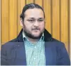  ?? PHOTO: NZME ?? Offside with law . . . Former All Black halfback Piri Weepu in the dock at the Lower Hutt District Court, where he pleaded guilty to a charge of drinkdrivi­ng.