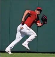  ??  ?? Fans won’t get to see Mike Trout’s greatness on display this May. RICK SCUTERI/USA TODAY SPORTS