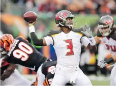  ?? MICHAEL CONROY/THE ASSOCIATED PRESS ?? Tampa Bay Buccaneers pivot Jameis Winston is rumoured to be among those who could be traded.