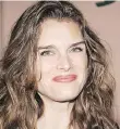  ?? BUCCI/GETTY IMAGES VINCE ?? Actress Brooke Shields has been known for her bold brows.