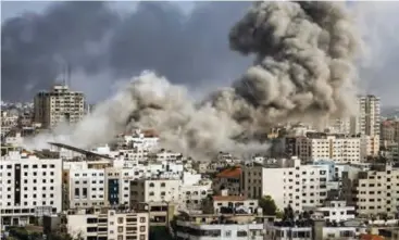  ?? ?? Under siege ... Israel has ordered “mighty vengeance” on the Gaza Strip.