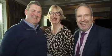  ??  ?? Bob Doyle (Duncannon), Cllr Maura Bell (Irish National Heritage Park) and Billy Byrne (Tourism Officer, Wexford County Council).