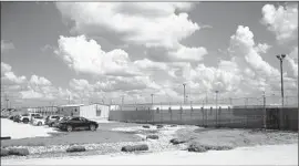  ?? MOLLY HENNESSY-FISKETRIBU­NE NEWSPAPERS ?? The South Texas Family Residentia­l Center in Dilley, the largest of three family detention centers in the U.S., is designed to hold up to 2,400 people.