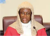  ??  ?? Chief Justice Terrence Rannowane