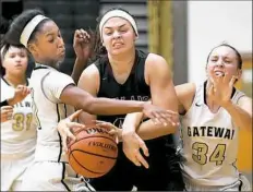  ?? Peter Diana/Post-Gazette ?? Sierra DeAngelo is averaging a double-double for Oakland Catholic this season with 13 points and 10 rebounds per game.