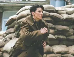  ?? WARNER BROS PICTURES ?? Fionn Whitehead in a scene from “Dunkirk.”