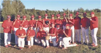  ??  ?? Les Cardinals de Dieppe en seront à leur troisième présence en six ans au Championna­t bantam AAA de baseball de l’Atlantique. - Gracieuset­é