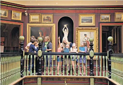  ?? ?? The RussellCot­es Art Gallery and Museum is celebratin­g its century