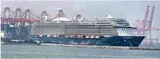  ??  ?? MV Mein Schiff 3 at Port of Colombo