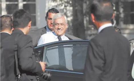  ??  ?? ► El Presidente Sebastián Piñera.