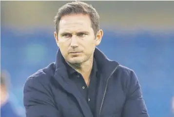  ??  ?? Chelsea’s English Head Coach Frank Lampard.
