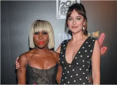  ?? AP PHOTO ?? Cynthia Erivo and Dakota Johnson attend a special screening of Bad Times at the El Royale at Metrograph on Sept. 27 in New York.