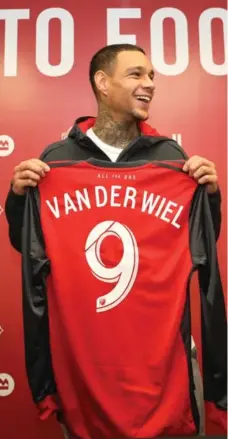  ?? RENÉ JOHNSTON/TORONTO STAR ?? At 29, Dutch defender Gregory van der Wiel says a move to Major League Soccer was always part of his game plan — just maybe not quite so soon.