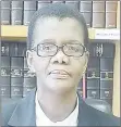  ?? (File pic) ?? Judge Doris Tshabalala.