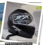  ?? A K U Y ?? JPX Helmet mengenalka­n tipe Astro X yang memang diperuntuk­an untuk kompetisi balap motor Mini GP