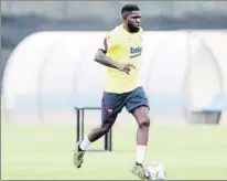  ?? FOTO: FCB ?? Samuel Umtiti (26) fue fichado por 25 ‘kilos’ en 2016