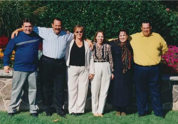  ??  ?? Shawn O’Neill, left,and his siblings: Tim O’Neill, Kathleen Harrison, Erin Wetmore, Maureen O’Neill and Dan O’Neill. Shawn was granted absolute discharge in 2014, which his family opposed.