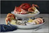  ?? WATERBAR ?? Waterbar’s chilled shellfish platter features Dungeness crab.