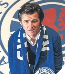  ??  ?? Joey Barton can’t wait to play for Rangers.