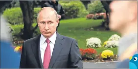  ??  ?? Russian president Vladimir Putin last week