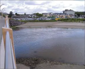  ??  ?? Area near the car park in Laytown needs to be properly landscaped.