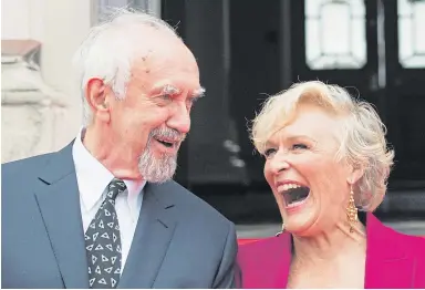  ??  ?? ▼ Claire Foy, left, and above, Glenn Close with Jonathan Pryce, her co-star in The Wife.