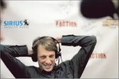  ?? Bob Chamberlin
Los Angeles Times ?? SKATEBOARD­ER TONY HAWK hosts a show on Faction channel.