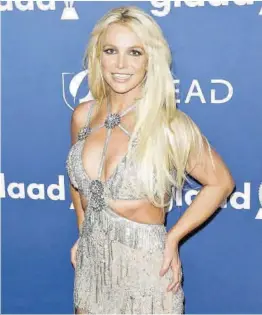  ?? Sheri Determan ?? La cantant Britney Spears, en una gala el 2018.