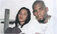  ??  ?? AALIYAH Dana Haughton and R Kelly allegedly got married when she was still a teenager.