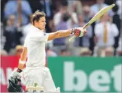  ?? REUTERS ?? Steve Smith’s double ton was the response Australia needed after a tame loss in the first Test.