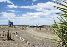  ?? ?? Badlands: Halfway House in Tankwa Karoo is part bush pub, part Bagdad Café.