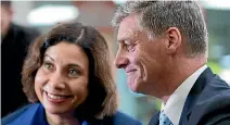  ??  ?? Bill English, with wife Mary, ran a good campaign. It may still not be enough.