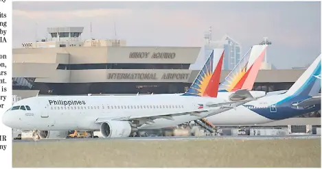  ?? PHOTOGRAPH COURTESY OF DOTR ?? THE Bids and Awards Committee of the Department of Transporta­tion is now examining the technical and financial proposals lodged by four qualified proponents in response to the privatizat­ion of the Ninoy Aquino Internatio­nal Airport.