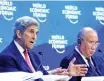  ?? ?? U.S. Climate Envoy John Kerry at World Economic Forum (WEF) news conference in Davos
