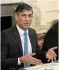  ?? UK Parliament/Handout via Reuters ?? Shock: UK Prime Minister Rishi Sunak said the economy would grow, but it slid into recession in the second half of 2023. /