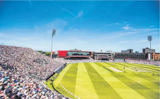  ??  ?? ●●Emirates Old Trafford will host the first Test against Pakistan and three T20 internatio­nals