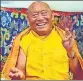  ?? ANI ?? Buddhist monk Wangdor Rimpoche breathed his last on Thursday.